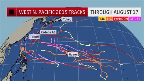 Western Pacific Tropical Cyclone Charts .